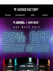 Go Wick Mode… For LESS