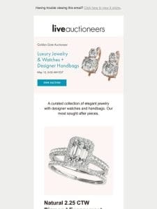 Golden Gate Auctioneer | Luxury Jewelry & Watches + Designer Handbags