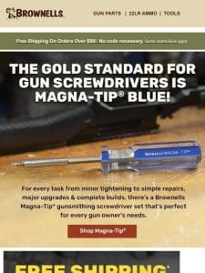 Grab the blue handle & maintain w/ the GOLD STANDARD