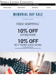 Guess What? Memorial Day Sale Is Live!