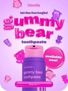 Gummy Bear Toothpaste is here!
