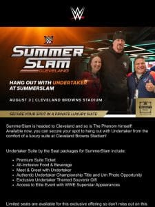 Hang out with Undertaker at SummerSlam