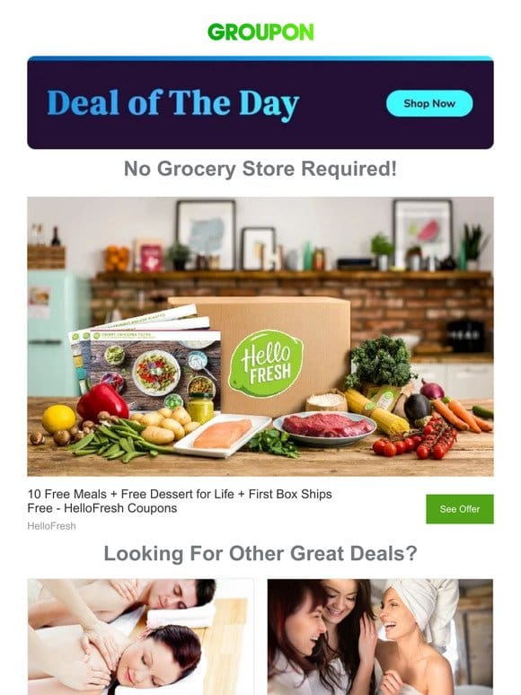 HelloFresh Coupon: 10 Free Meals & More!