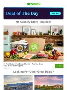 HelloFresh Coupon: 10 Free Meals & More!