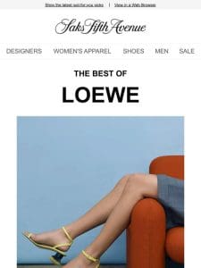 Here are new picks from LOEWE