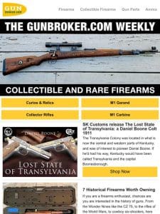 Historical Firearms Worth Owning， M1 Garand， M1 Carbine， 1911 Colt and More!