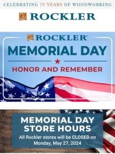 Honoring and Remembering Memorial Day