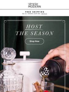 Host The Season in Style!