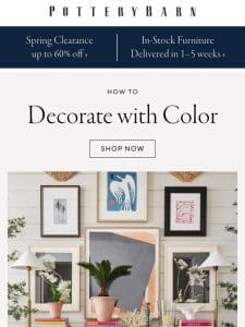 How to decorate with color