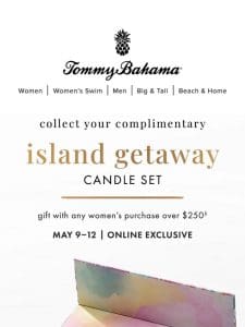 Hurry—Free Candle Set Ends TOMORROW