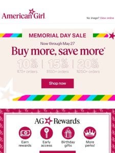 ICYMI: Memorial Day Sale inside