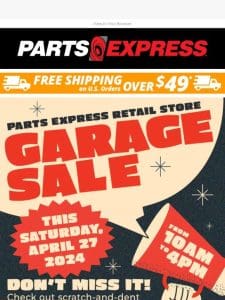 IT’S PE GARAGE SALE SEASON!