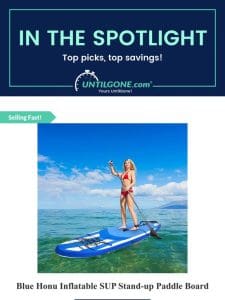 In The Spotlight – 47% OFF Blue Honu Inflatable SUP Stand-up Paddle Board