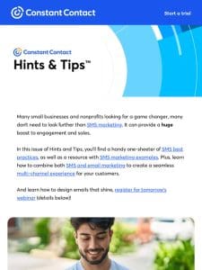 In this Hints & Tips: Reach customers on the go