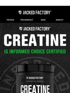 Informed Choice Certified Creatine ✅