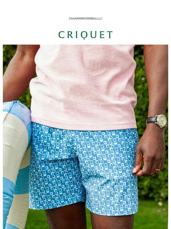 Introducing: Criquet Swim Trunks