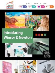 Introducing Winsor & Newton to the family