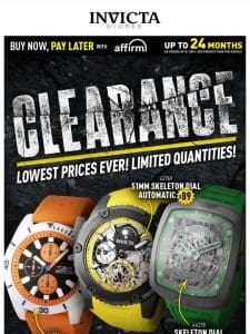 Invicta Watches On CLEARANCE⚠️ Very LIMITED STOCK❗️