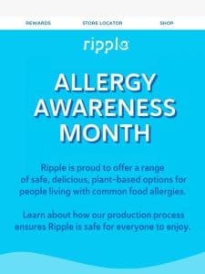 It’s Allergy Awareness Month ✨