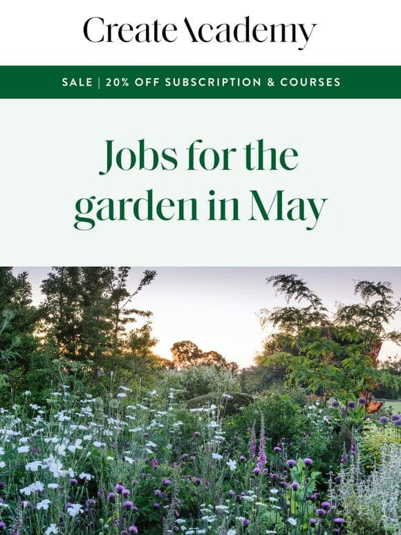 Jobs for the garden in May