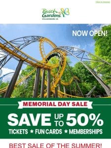 Join Us This Weekend & Save With Our Memorial Sale!