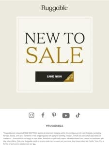 Just Added: NEW Sale Styles