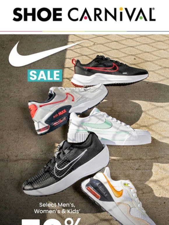 Just in: Nike up to 30% off!