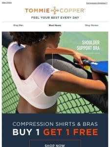 Keep the Deals Coming | BOGO Free Compression Tops!