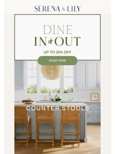 Last Day: Up to 25% Off All Dining