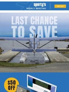 Last chance to save