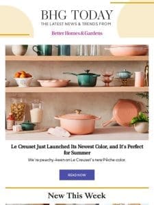 Le Creuset Just Launched Its Newest Color， and It’s Perfect for Summer