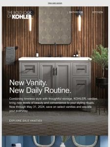 Limited-Time Savings on Bathroom Vanities