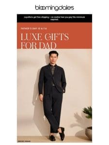 Luxe Father’s Day gifts