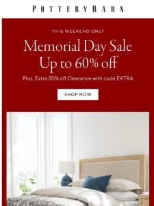 MAJOR DEALS: Up to 60% off Memorial Day Sale