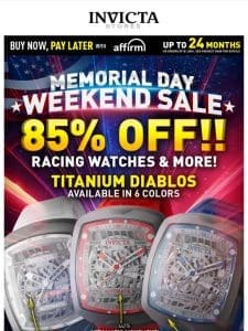 MEMORIAL DAY DEAL 85% OFF Racing Watches❗️