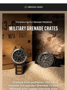 MILITARY GRENADE CRATES