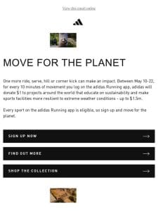 MOVE FOR THE PLANET