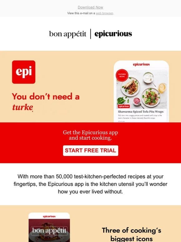 Make this Spring Delicious with the Epicurious App