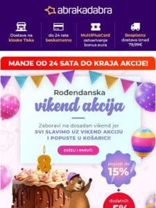 Manje od 24h za vikend akciju!   GORENJE DANI: popust do 40%