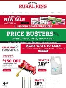 Maximize Your Savings: Deals on Rotary Tillers， Roundup & Other Farm Essentials!