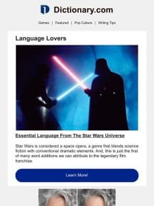 May The 4th Be With You: Essential Star Wars Language