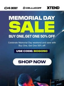 Memorial Day BOGO