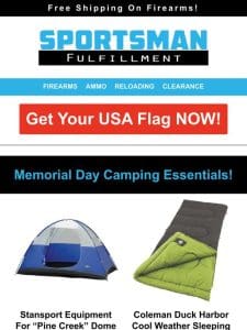 Memorial Day Camping Essentials! Plinking Package Deals!