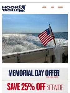 Memorial Day Offer!