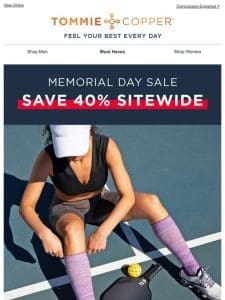 Memorial Day Sale | Save 40% Sitewide