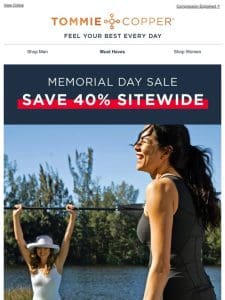 Memorial Day Sale | Save 40% on Everything!