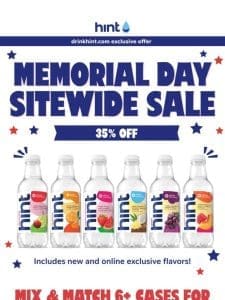 Memorial Day Sale…continued!