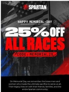 Memorial Day Weekend Sale!