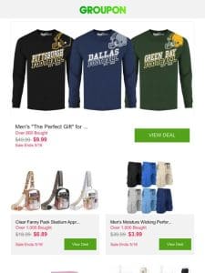 Men’s “The Perfect Gift” for Football Fans Long Sleeve Shirt (S-2XL) and More