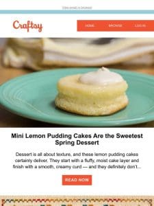Mini Lemon Pudding Cakes Are the Sweetest Spring Dessert